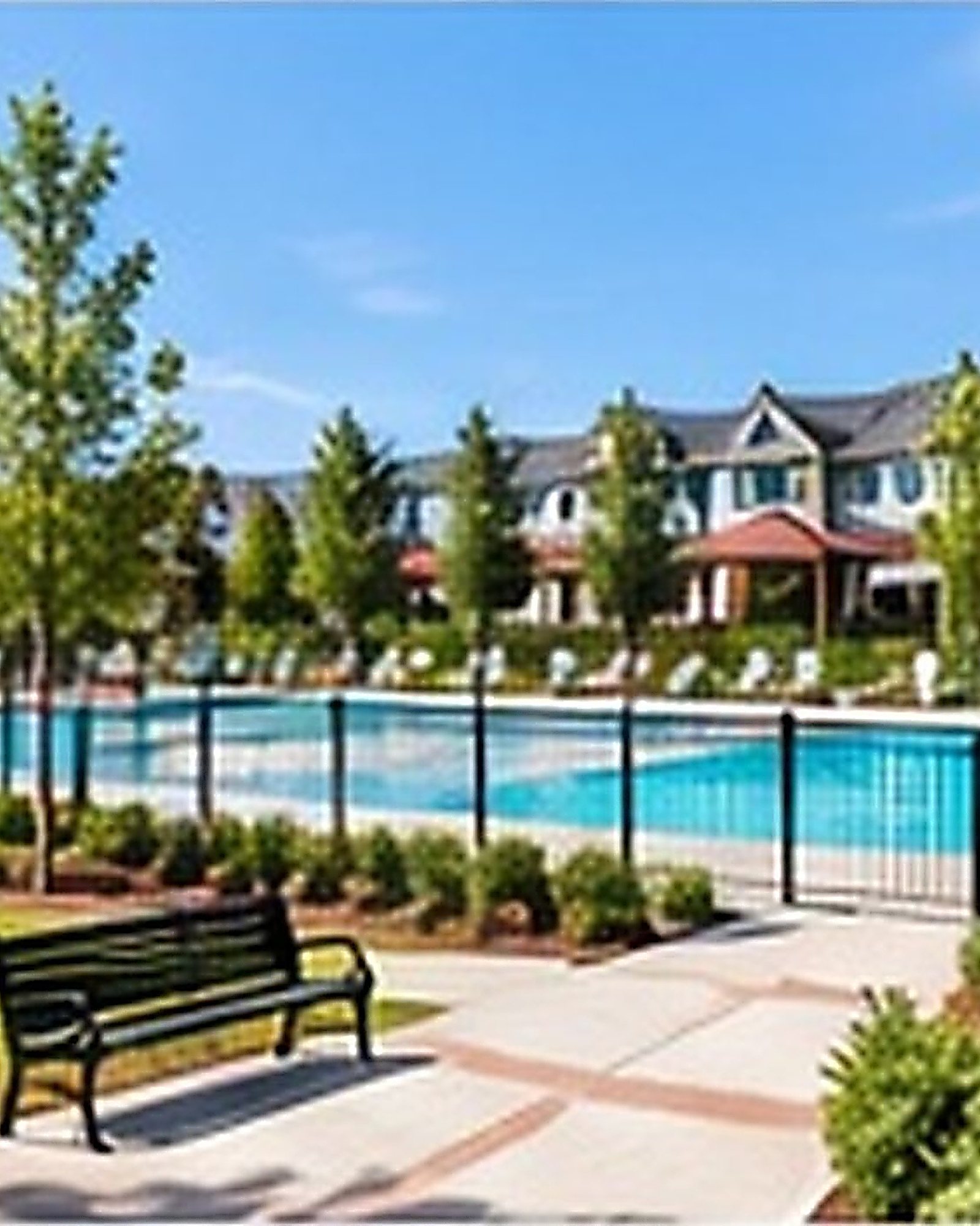 Residential community with shared outdoor spaces